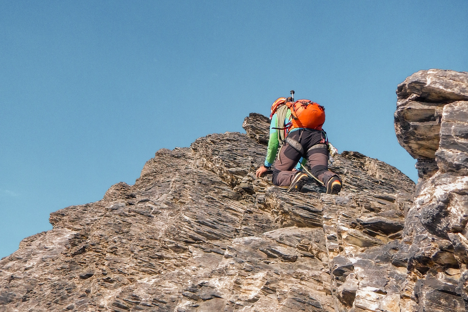 Fotka vystihující průběh expedice
