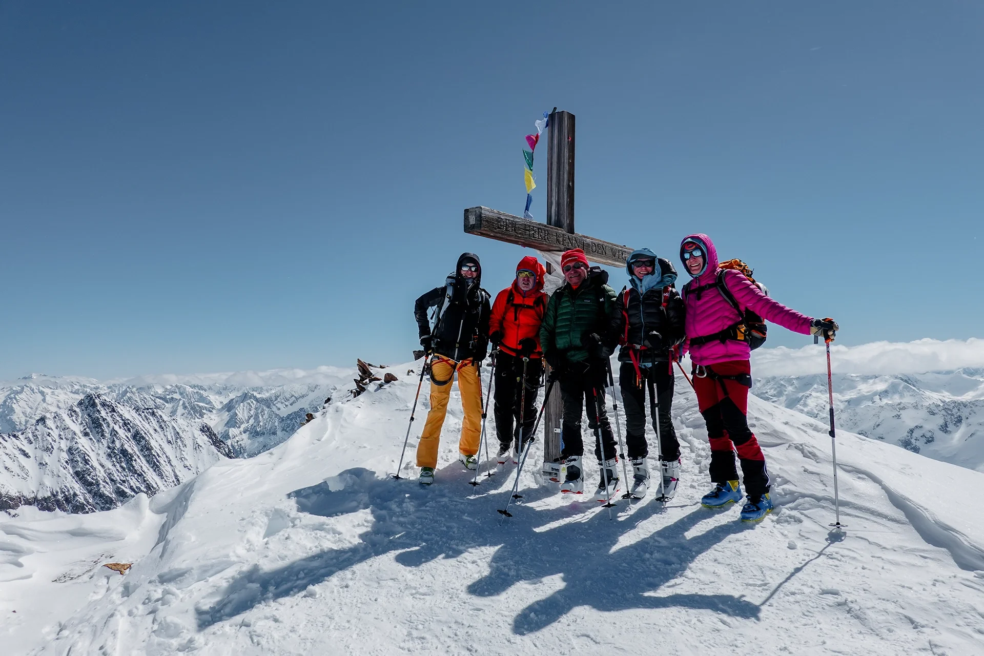 Fotka vystihující průběh expedice