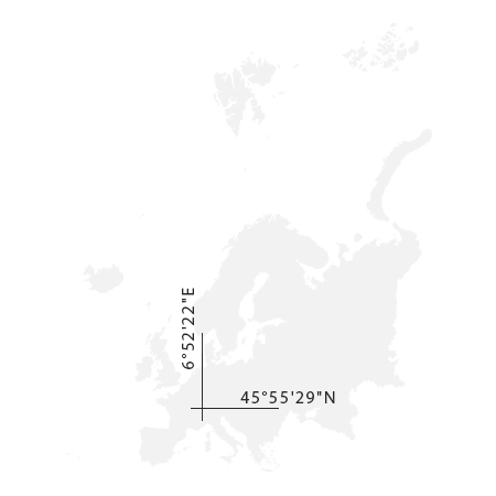 Mapa kontinentu s vyznačením souřadnic expedice