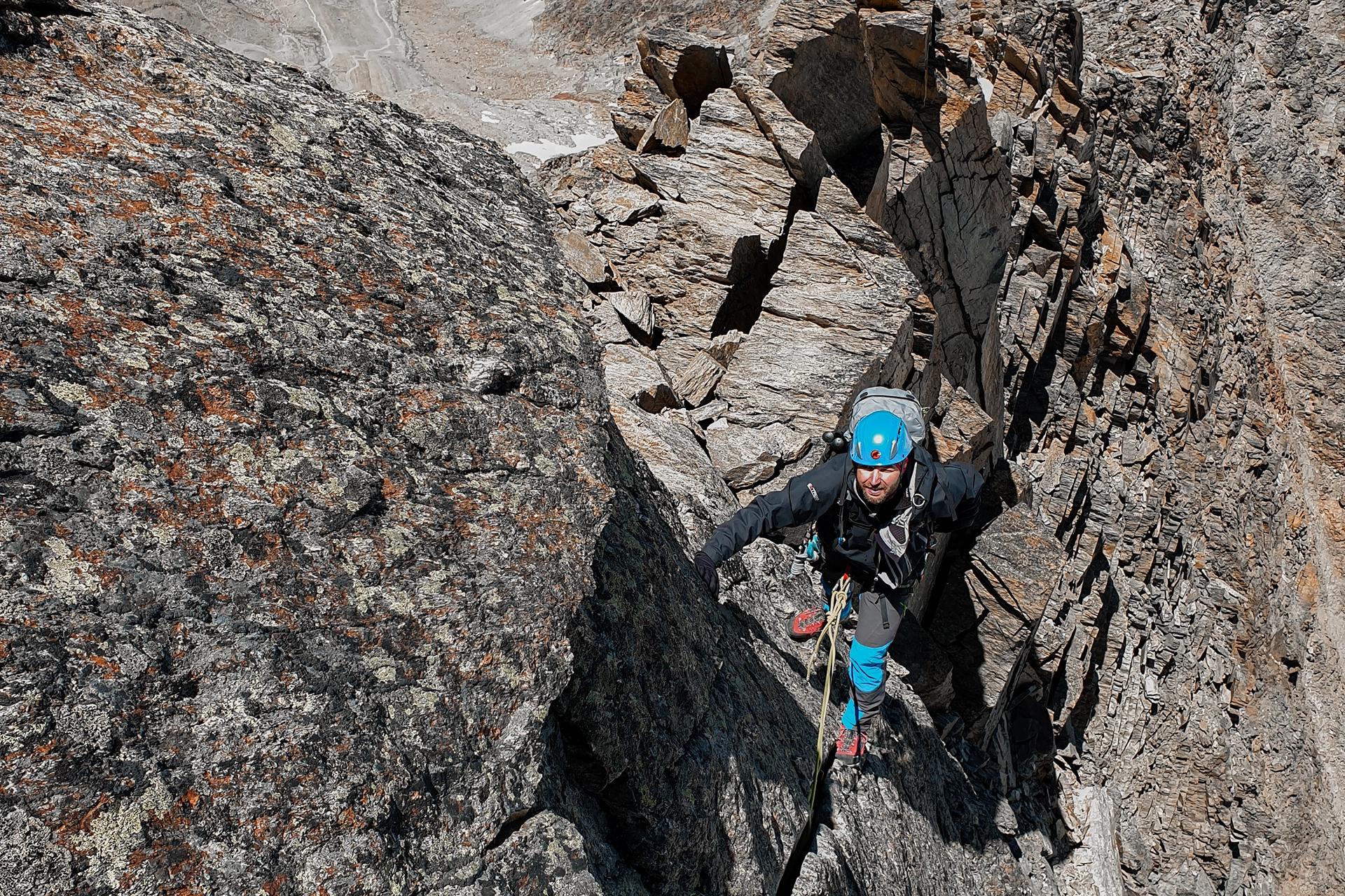 Fotka vystihující průběh expedice
