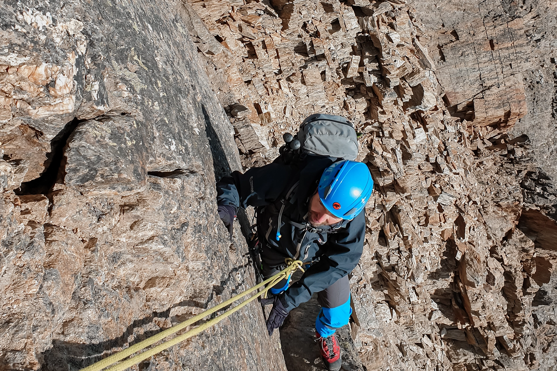 Fotka vystihující průběh expedice