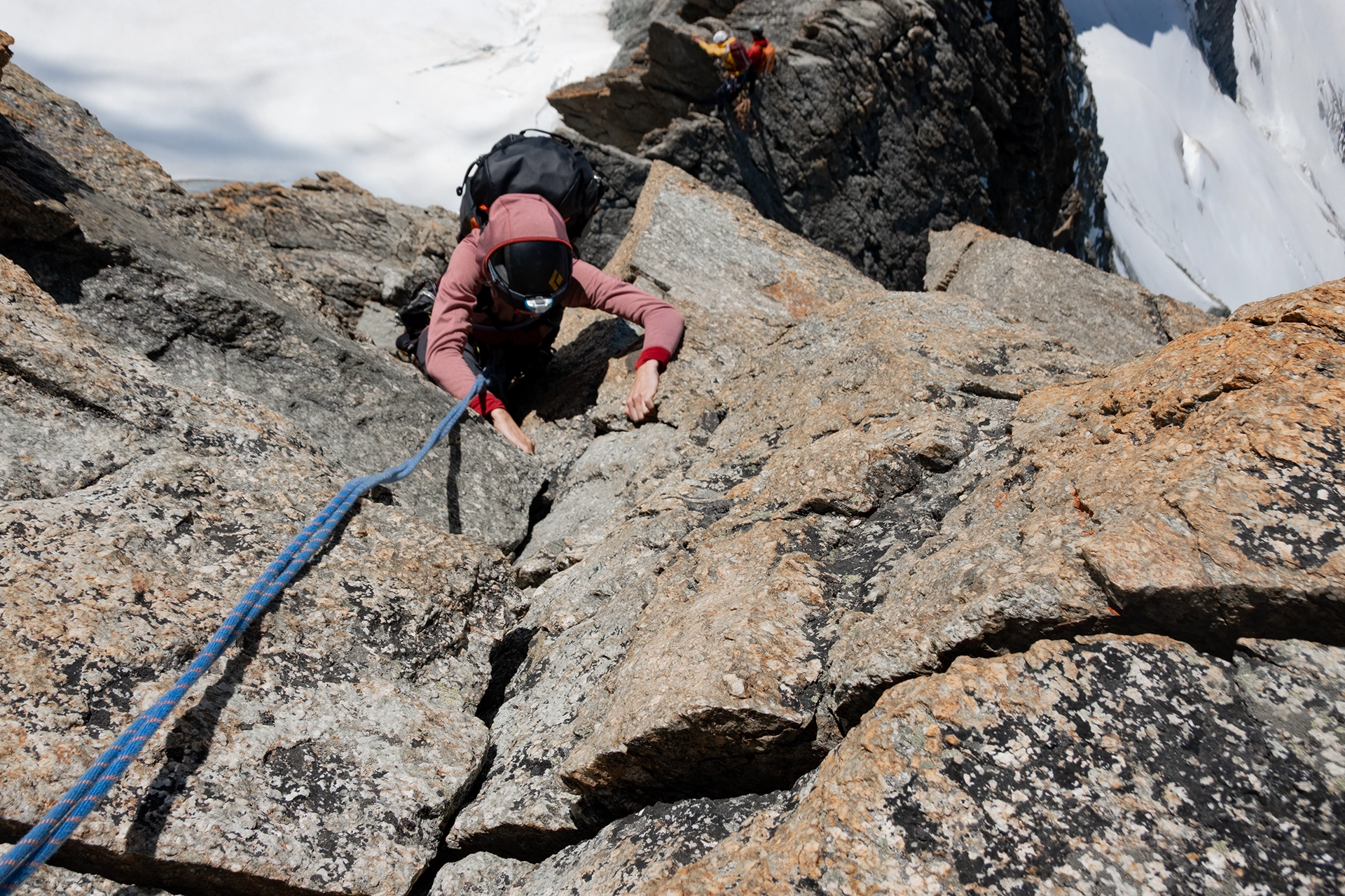 Fotka vystihující průběh expedice