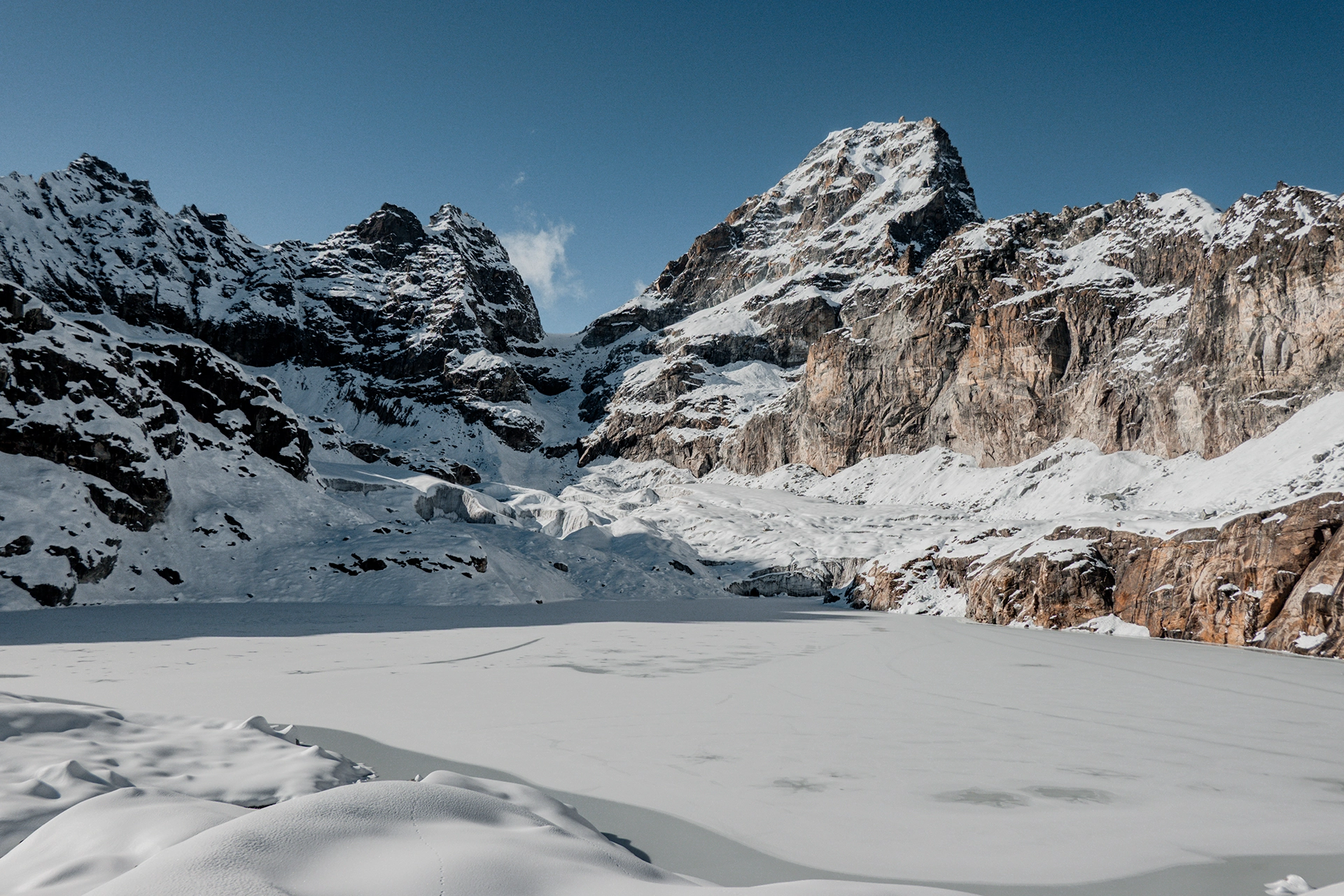 Fotka vystihující průběh expedice