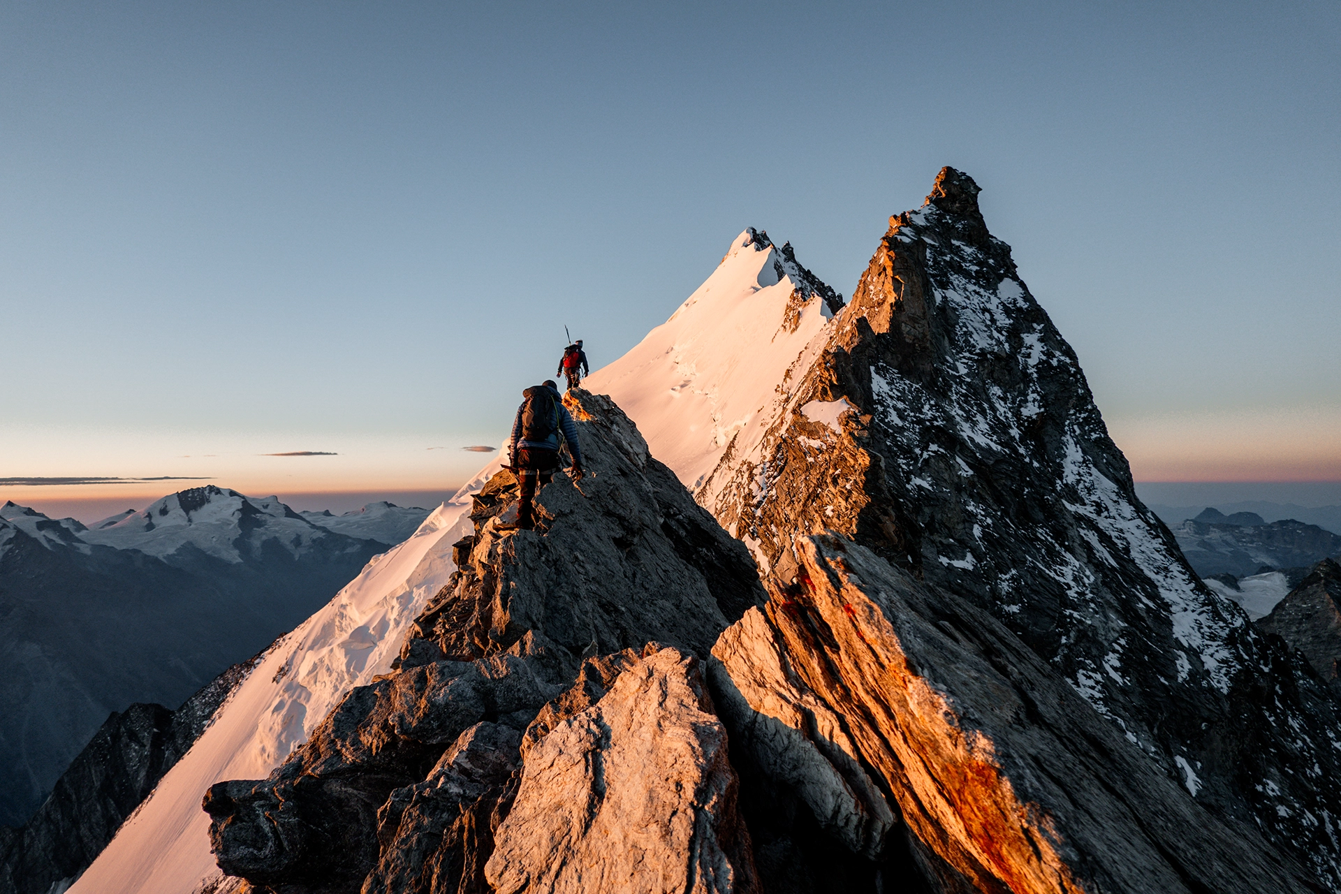 Vrcholek hory Weisshorn