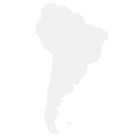 Mapa kontinentu Jižní Amerika